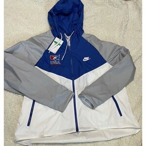 New With Tags Nike Jacket Full Zip USA Wrestling Women's Size‎ XL Team USA